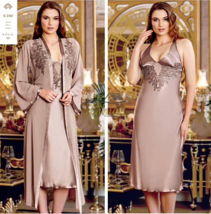 Liman Home Decor - Liman Online Jeremi Satijn Lingerieset 6 Delig