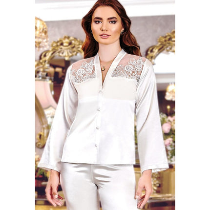 Liman Home Decor - Liman Online Jeremi Satijn Lingerieset 6 Delig Cream