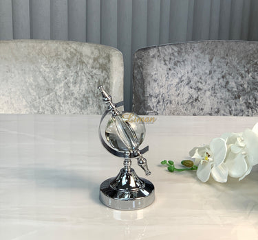 Liman Home Decor - Liman Online Kaideli Bol Decoratie Zilver
