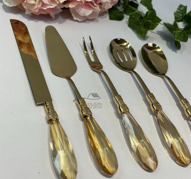 Liman Home Decor - Liman Online KEUKENGEREISET DIA GLAS GOUD 5 DELIG