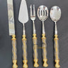 Liman Home Decor - Liman Online KEUKENGEREISET GLAS GOUD 5 DELIG