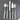 Liman Home Decor - Liman Online KEUKENGEREISET GLAS ZILVER 5 DELIG
