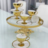 Liman Home Decor - Liman Online KOSOVA CAROLINA ESPRESSOSET 12 DELIG | 6 PERSOONS WIT