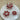 Liman Home Decor - Liman Online KRISTAL NILUFER DECORATIE ROOD 3 DELIG