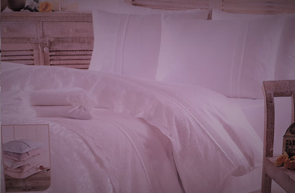 Liman Home Decor - Liman Online LAVELLA BAHAR DEKBEDOVERTREKSET PLAID ROSE