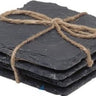 Liman Home Decor - Liman Online Leisteen 4 Delig Glasonderzetter