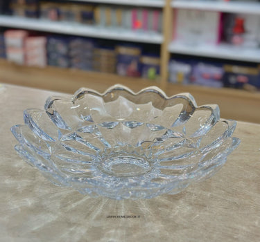 Liman Home Decor - Liman Online Lilyum Glazen Schaal