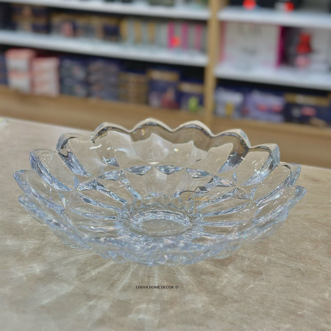 Liman Home Decor - Liman Online Lilyum Glazen Schaal