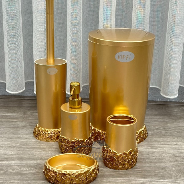 Liman Home Decor - Liman Online LUXE BADSET 5 DELIG GOUD