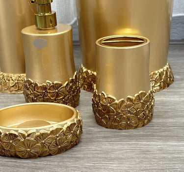 Liman Home Decor - Liman Online LUXE BADSET 5 DELIG GOUD