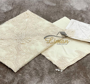 Liman Home Decor - Liman Online Luxe Gebeds- Bohca Set Goud 4 Dlg