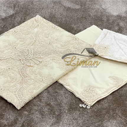 Liman Home Decor - Liman Online Luxe Gebeds- Bohca Set Goud 4 Dlg