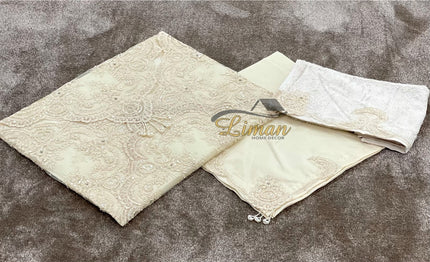 Liman Home Decor - Liman Online Luxe Gebeds- Bohca Set Goud 4 Dlg