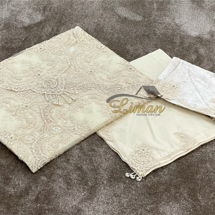 Liman Home Decor - Liman Online Luxe Gebeds- Bohca Set Goud 4 Dlg