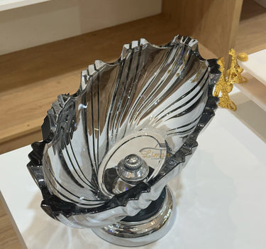 Liman Home Decor - Liman Online LUXE OVAAL FRUITSCHAAL ZILVER