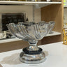 Liman Home Decor - Liman Online LUXE OVAAL SCHAAL ZILVER -S-