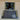 Liman Home Decor - Liman Online MARMER VERLOVINGSDIENBLAD GLAS ZWART | GOUD