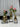 Liman Home Decor - Liman Online Metalen Decoratie / Vaas Met Stand Goud-Zwart 14x14x20cm
