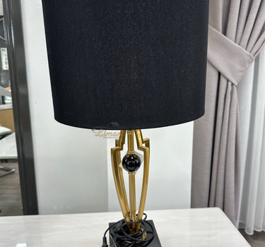 Liman Home Decor - Liman Online Milano Tafellamp Metaal Goud Marmer Voet