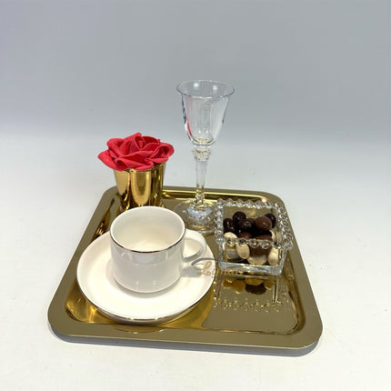 Liman Home Decor - Liman Online Miny Glazen Dessertkom 7x7x4 Cm 6 Delig