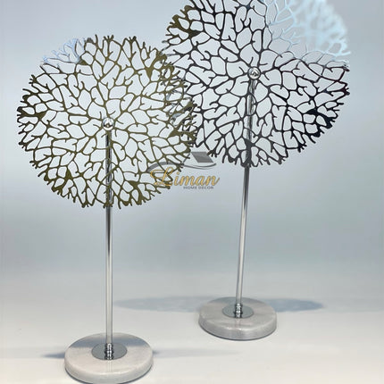 Liman Home Decor - Liman Online Mozaik Decoratie Zilver 2 Delig