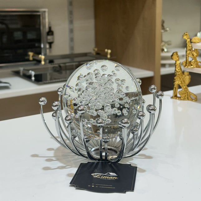 Liman Home Decor - Liman Online NILUFER KURE DECORATIE ZILVER