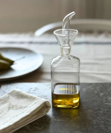 Liman Home Decor - Liman Online Olivetta stripe oliefles | borosilicaatglas | 255 ml