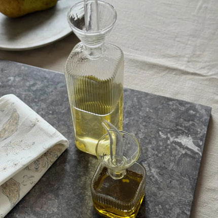 Liman Home Decor - Liman Online Olivetta stripe oliefles | borosilicaatglas | 255 ml