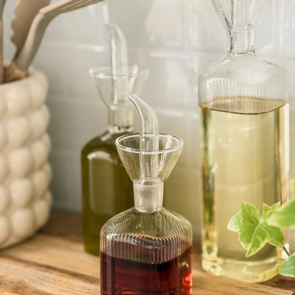 Liman Home Decor - Liman Online Olivetta stripe oliefles | borosilicaatglas | 170 ml