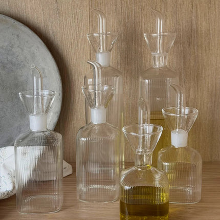 Liman Home Decor - Liman Online Olivetta stripe oliefles | borosilicaatglas | 170 ml