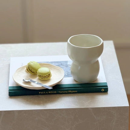 Liman Home Decor - Liman Online Organic keramieken Mok Wit | 2 Delig