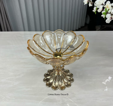 Liman Home Decor - Liman Online Papatya Serveerkom Goud