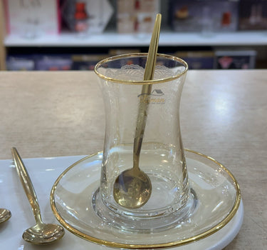 Liman Home Decor - Liman Online Paris Theelepel Goud 6 Delig