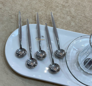 Liman Home Decor - Liman Online Paris  Theelepel Zilver 6 Delig