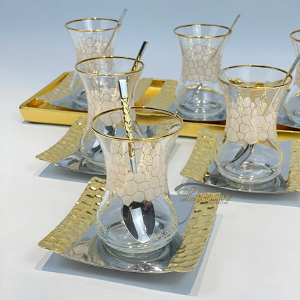 Liman Home Decor - Liman Online Petek Theeset 18 delig | 6 Persoons