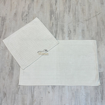 Liman Home Decor - Liman Online Pileli Badmatset Wit