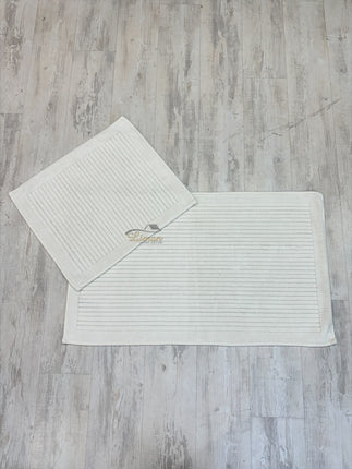 Liman Home Decor - Liman Online Pileli Badmatset Wit