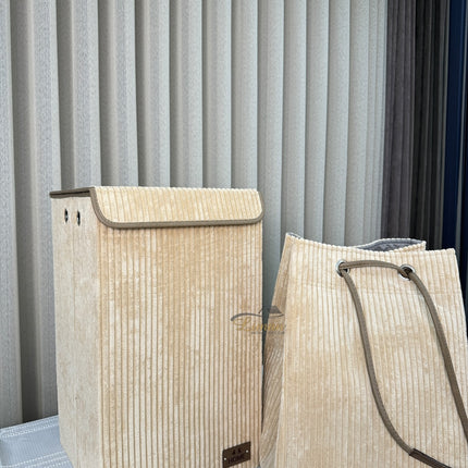 Liman Home Decor - Liman Online PILELI WASMAND / OPBERGMAND CARAMEL