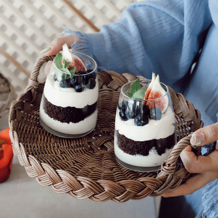 Liman Home Decor - Liman Online RATTAN 25CM DIENBLAD MET HANDVATTEN