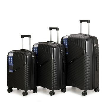 Liman Home Decor - Liman Online REISKOFFER - ROLKOFFER - KOFFERSET - KOFFER | ZWART 3-DELIG
