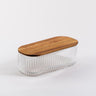 Liman Home Decor - Liman Online Rustic Wood bewaardoos | 21,5 cm
