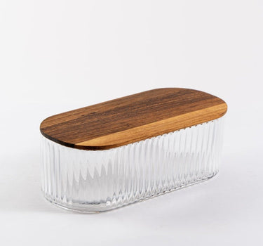 Liman Home Decor - Liman Online Rustic Wood bewaardoos | 26 cm