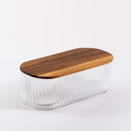 Liman Home Decor - Liman Online Rustic Wood bewaardoos | 26 cm