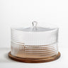 Liman Home Decor - Liman Online Rustic Wood Grace Taartplatteau 30,5 cm