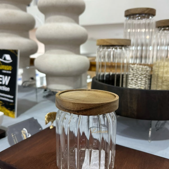 Liman Home Decor - Liman Online RUSTIC WOOD VORRAADPOT 445ML PER STUK