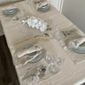 Liman Home Decor - Liman Online Sehzade Tafelkleed Set Met Placemat Beige 34 Dlg