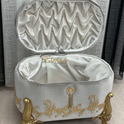 Liman Home Decor - Liman Online Sultan Bruidkisten Grijs