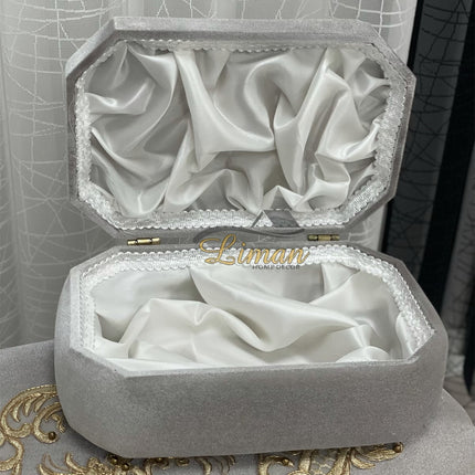 Liman Home Decor - Liman Online Sultan Bruidkisten Grijs