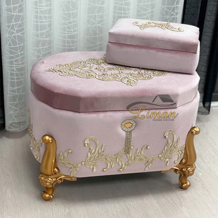 Liman Home Decor - Liman Online Sultan Bruidkisten Roze