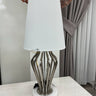 Liman Home Decor - Liman Online Tafellamp Metaal Zilver Marmer Voet